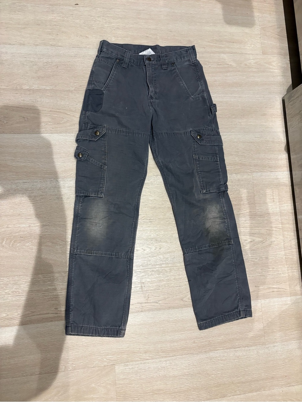 Carhartt Men's Dark Gray Cargo Work Pants